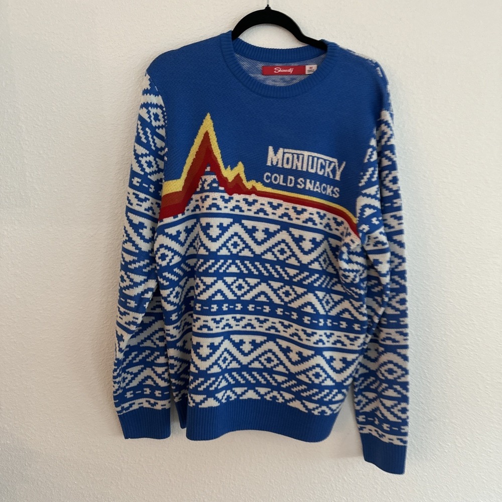 Shinesty Montucky cold snacks ugly christmas swester m